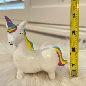 Colorful Rainbow Unicorn Party Figurine